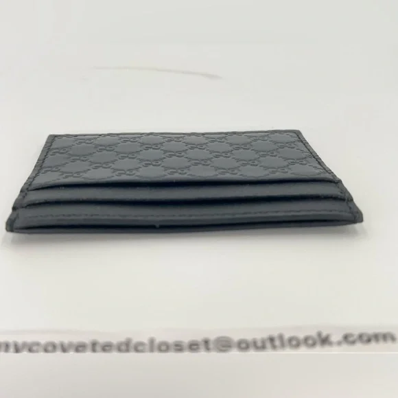 Gucci Embossed Black Card Holder Like New! - Picture 12 of 13